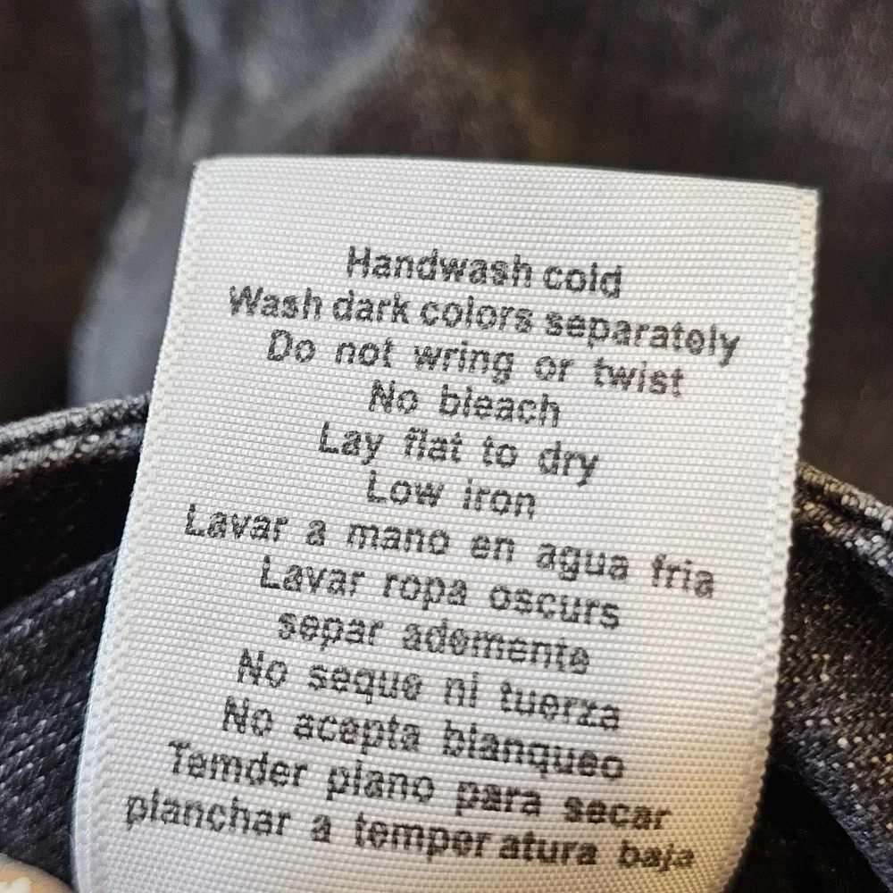 Judy Blue‎ Jeans Womens Black Straight Fit Raw Hem Casual Stretch Ladies 13/31 - Picture 9 of 14